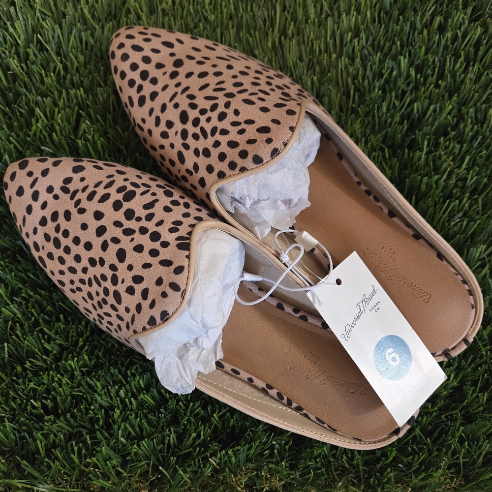 Universal Thread Cheetah Mules (new)